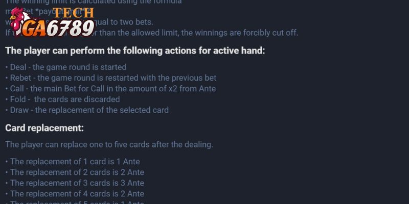 Quá trình diễn ra ván game bài poker